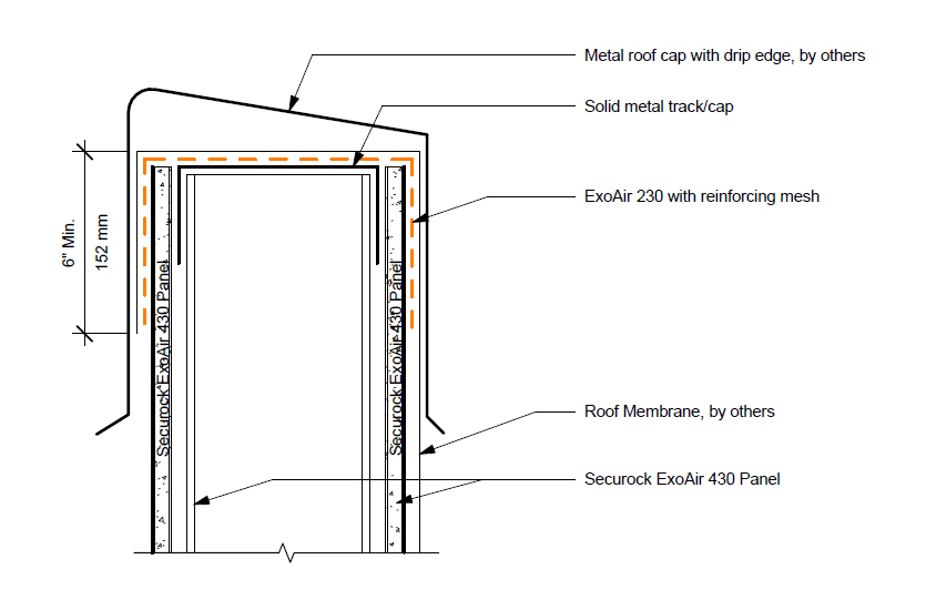 Design Details Details Page - Securock® ExoAir® 430 Roof Parapet To ...